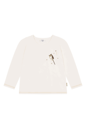 [01-36627.0] Mädchen Langarmshirt Pferdestickerei (98)