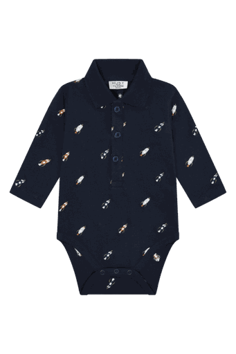 [01-36636.0] Baby Langarmbody mit Rakete Stickerei (68)