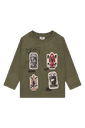 Knaben Langarmshirt mit Rennautos