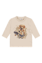 Knaben Langarmshirt mit Skater Hund