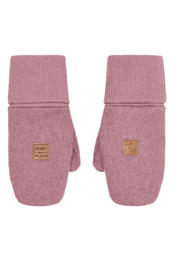 [01-36661.0] Kinder-Fausthandschuhe gekochte Wolle (Rosa, 1-2)