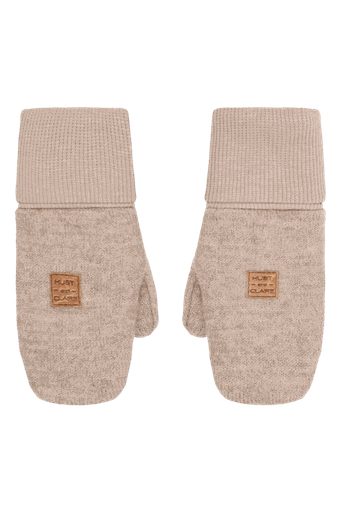 [01-36661.10] Kinder-Fausthandschuhe gekochte Wolle (Beige, 2-3)