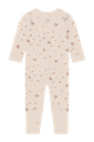 Kinderpyjama Overall aus Wolle geblümt