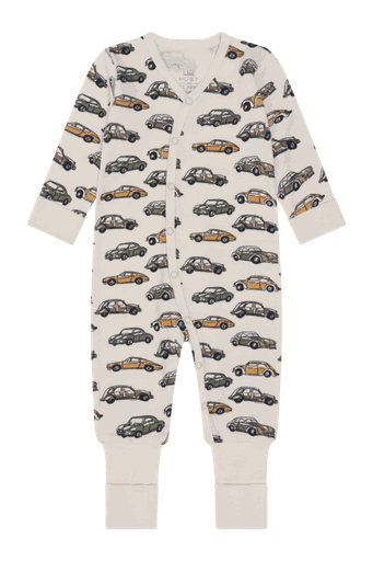 [01-36674.3] Kinderpyjama Overall aus Wolle Autos (74)