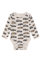 Weiches Langarm-Body Autos aus Wolle