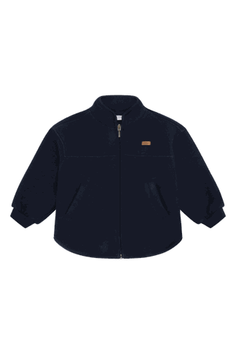 [01-36678.10] Weiche Wollfleecejacke mit Reissverschluss (Dunkelblau, 98)