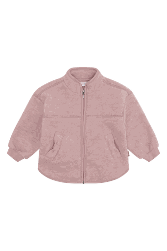 [01-36678.14] Weiche Wollfleecejacke mit Reissverschluss (Rosa, 74)