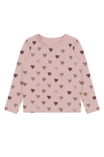 [01-36684.0] Wolle-Bambus Kinder-Langarmshirt Herzen (104)