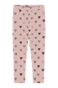 Wolle-Bambus Leggings mit Herzen