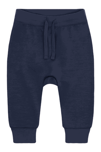 [01-36689.1] Baby-Jogginghose aus Wolle-Bambus (Dunkelblau, 56)