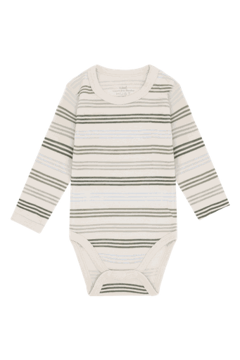 [01-36693.0] Gestreiftes Wolle-Bambus Langarmbody (74)