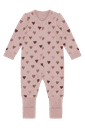 Wolle-Bambus Pyjama Herzen