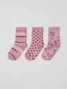 3er-Pack Kindersocken gemustert Bio-Baumwolle