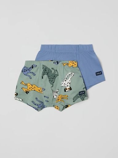 [01-36736.0] 2-Pack Knaben Boxershorts Dalmatiner-Print (86-92)