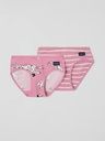 2-Pack Mädchen-Slips Dalmatiner-Print