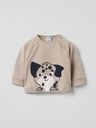 Baby-Sweatshirt mit Dalmatiner-Stickerei