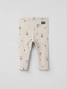 Gerippte Baby-Leggings mit Blaubeeren