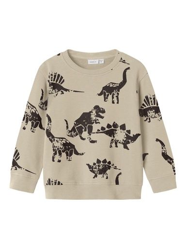 [01-36091.11] Sweatshirt mit allover Dinodruck (Beige, 92)