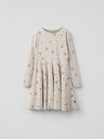 Mädchen Sweat-Kleid mit Blaubeeren-Muster