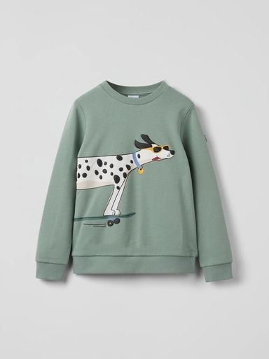 [01-36764.1] Kinder-Sweater mit lustigem Dalmatiner (92)