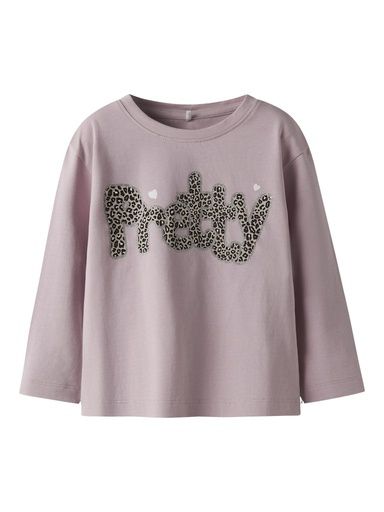 [01-36776.1] Langarmshirt mit Brustdruck (Rosa, 92)