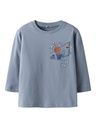 Langarmshirt mit Brustdruck