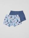 2-Pack Knaben Boxershorts Dino-Print