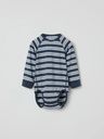 Verlängerbarer Baby-Body gestreift