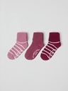 3-er Pack Antirutsch-Socken gestreift