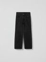 Weite Mädchen-Jeans Bio-Baumwolle