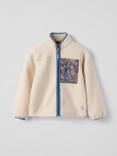 [01-36806.0] Fleece-Jacke mit Brusttasche (86-92)