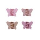 4-Pack Schmetterlings-Haarklammern