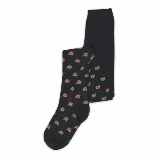 [01-36865.2] Bambus-Strumpfhose mit Blumen-Print (110)