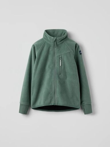[01-36868.1] Windfleece Jacke einfarbig BREEZE (Dunkelgrün, 86)