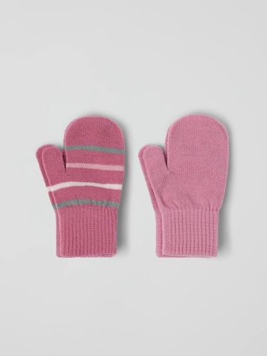 [01-33383.0] 2-Pack Strick-Fäustlinge Kinder  (Rosa)