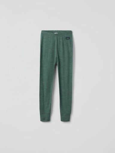 [01-36877.17] Kinder Leggings aus Merinowolle (Dunkelgrün, 74-80)