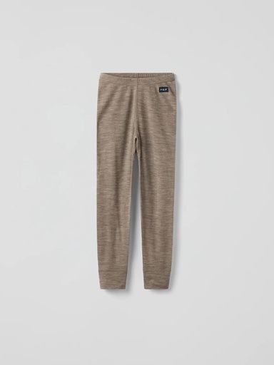 [01-36877.23] Kinder Leggings aus Merinowolle (Braun, 74-80)