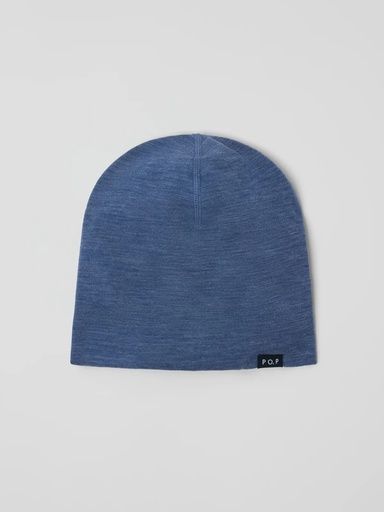 [01-36878.1] Feine Kinder-Mütze aus Merinowolle (Blau, 44)