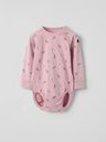 Baby Langarmbody mit Blumenmotiv