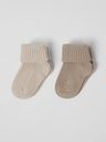 2-er Pack Baby-Socken Bio-Baumwolle