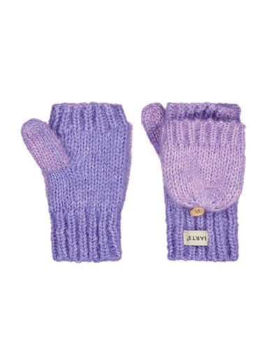 [01-36894.2] Farbige Strick-Fingerhandschuhe Umschlag (Violett, 3)