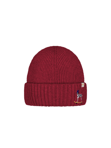 [01-36910.0] Jayzon Knaben Beanie Stickerei Hund (Rot)