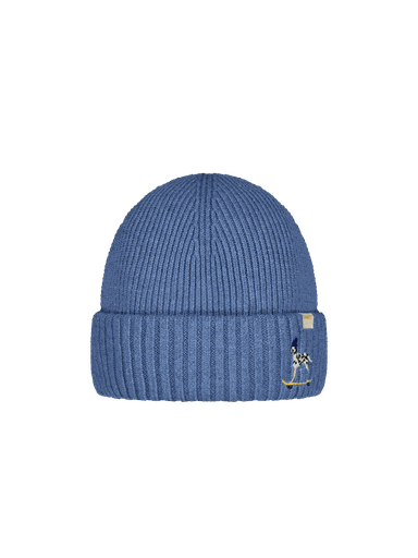 [01-36910.1] Jayzon Knaben Beanie Stickerei Hund (Blau)