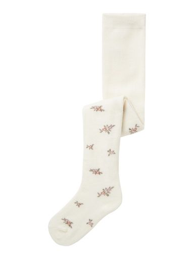 [01-35027.6] Wollstrümpfe mit Muster (Creme, 86-92)