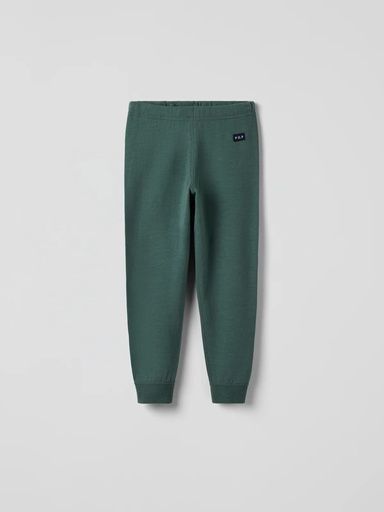 [01-37014.10] Kinderhose aus Merinowollfrottee als 2. Schicht (Dunkelgrün, 110-116)