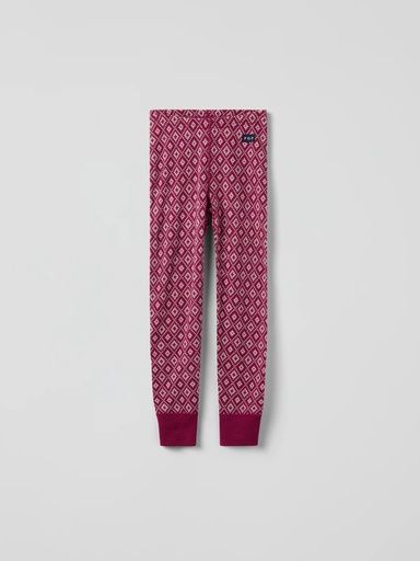 [01-37030.0] Lange Kinderunterhose aus Merinowolle (Bordeaux, 50-56)