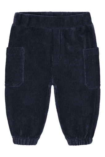 [01-37040.5] Bequeme Samt Cordhose (Dunkelblau, 62)