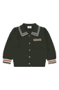 Baby-Strickjacke mit Polokragen