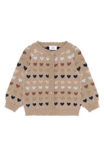 [01-37046.0] Baby-Strickjacke mit Herzjacquard (62)