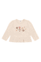 Mädchen Langarmshirt Blumen
